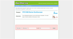 Desktop Screenshot of cz.data-sheet.org