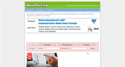 Desktop Screenshot of data-sheet.org